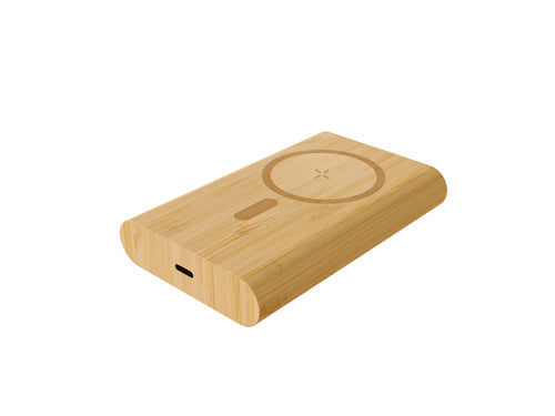 Juniper 2.0 10000mAh Magsafe Wireless Bamboo Fast Charging Power Bank