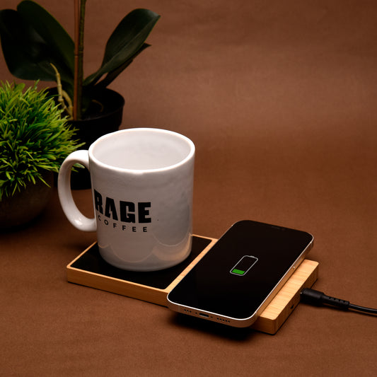 Willow 15W Wireless Charger With Cup Warmer