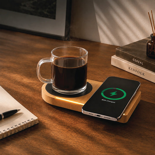 Willow Aura Cup Warmer With Wireless Charger & Lamp