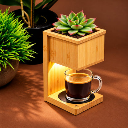Alder 2.0 Cup Warmer with Lamp & Planter